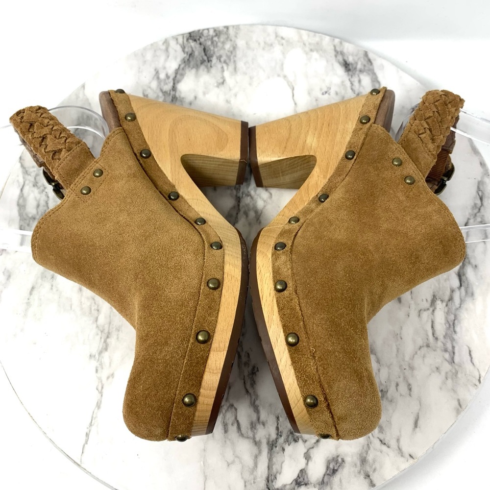 Ugg Dafny Shearling Lined Stud Braided Slingback … - image 7